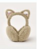 Colorful Sequins Cat Ears Plush Earmuff